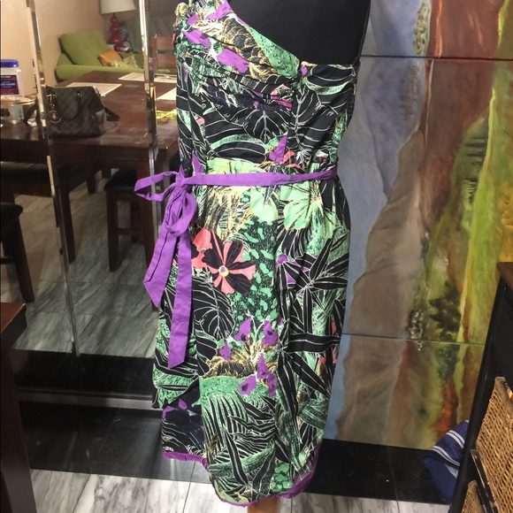 Anthro pologie tropical dress - Picture 3 of 8